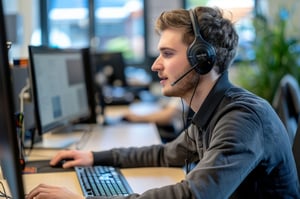 Mitarbeiter im Büro